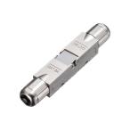 CAT6A поле трансляция адаптер ( серебряный )[ADT-EX-6AFSTP] Sanwa Supply [SAN]