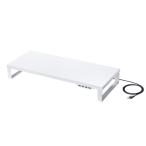 USB ступица есть монитор шт. (W600×D240×t18mm* белый )[MR-LC215W] Sanwa Supply [SAN]