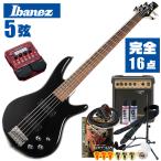  основа начинающий комплект Ibanez GSR205 BK 5 струна введение ( zoom эффектор 16 пункт ) Ibanez электрический бас 