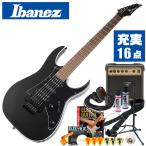 エレキギター 初心者セット Ibanez  RG350ZB WK 入門 (充実 16点) アイバニーズ ウィザードブラック