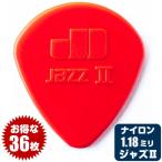 ピック ジムダンロップ JimDunlop Nylon 47R JAZZ2 Semi Red Pick 1.18mm ジャズ2 セミ レッド 36枚販売