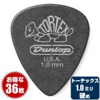 ピック ジムダンロップ JimDunlop TORTEX 488 PITCH BLACK STANDARD PICK 1.0ミリ トーテックス ピッチブラック スタンダード ティアドロップ 1.00mm 36枚販売