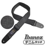 ギター ストラップ Ibanez DCS50D BKD アイバニーズ ブラックデニム (エレキ ベース アコースティック)