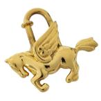 ショッピングHERMES HERMES カデナ ペガサス メッキ ゴールド