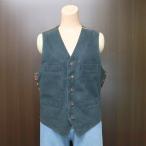 HERMES エルメス ベスト ヴィンテージ ネイビー シルク #50