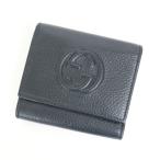 GUCCI グッチ 三つ折りレザー財布 5982007.2149 ブラック