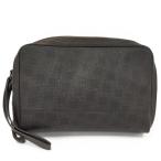 dunhill ручная сумочка кожа PVC темно-коричневый серия 