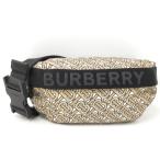 [ б/у ]BURBERRY сумка "body" нейлон бежевый слоновая кость 