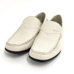 [ б/у ]Salvatore Ferragamo обувь для вождения кожа слоновая кость 6 1/2