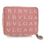 BVLGARI Mini сумка Logo любитель парусина розовый серия 