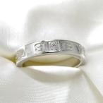 ショッピングブルガリ BVLGARI リング ダブルロゴ ブルガリブルガリ 750WG K18WG ホワイトゴールド ダイヤモンド 約16号 約6.6g