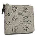 LOUIS VUITTON ラウンドファスナー コンパクト財布 マヒナ ジッピーコンパクトウォレット シルバー M81653