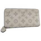 LOUIS VUITTON ラウンドファスナー長財布 マヒナ ジッピーウォレット ローズ マドモワゼル M80314