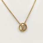 LOUIS VUITTON コリエ L TO V ネックレス シェル メッキ ゴールド M80259