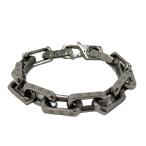 LOUIS VUITTON ブレスレット チェーンモノグラム ブレスレット メッキ シルバーM00308