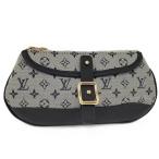 LOUIS VUITTON アンソフィ ハンドバッグ モノグラム ミニラン ネイビー M92697