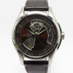 【中古】ハミルトン ジャズマスター 腕時計 メンズ 自動巻き SS ブラウン文字盤 革ベルト H325651