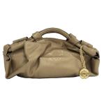 ショッピングロエベ LOEWE ナッパアイレ ハンドバッグ レザー ゴールド系