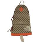 GUCCI THE NORTH FACE コラボ リュックサック バックパック GGキャンバス キャンバス レザー 650288