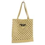 ショッピングPRADA PRADA クロシェ トートバッグ ラフィア ベージュ 1BG493