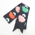 FENDI Fendi лента шарф черный × многоцветный шелк 100%