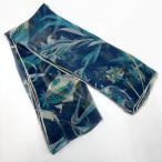 HERMES エルメス シルクモスリン シフォンストール 鳥 ネイビー マルチカラー シルク100％