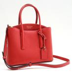Kate spade ケイトスペード マルゴー・ミディアムサッチェル 2WAYバッグ レザー レッド×ゴールド金具