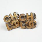 ショッピングシャネル CHANEL シャネル ヴィンテージ スクエア ロゴ ピアス ココマーク オレンジ 00T