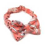 HERMES Hermes бабочка галстук n-papiyon{PEOPLE DU VENT/ способ. .} розовый × белый × черный шелк 100%