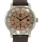 BVLGARI 腕時計 レディース ソロテンポ SS クオーツ ブラウン文字盤 ST29S