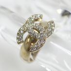 CHANEL シャネル リング ココマーク ラインストーン×メタル #12 C20 C
