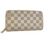 ショッピングダミエ LOUIS VUITTON ラウンドファスナー長財布 ジッピーウォレット ダミエ アズール N60019
