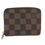 LOUIS VUITTON コインケース ジッピーコインパース ダミエ エベヌ N63070