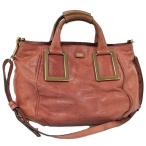 ショッピングchloe Chloe ハンドバッグ ショルダーバッグ エテル レザー ピンク