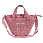 ショッピングMIUMIU MIUMIU 2WAYバッグ ピンク 5BA083