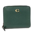 COACH ビルフォールド ウォレット 二つ折り財布 コンパクト財布 レザー グリーン CD717