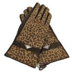 ショッピングbottega BOTTEGA VENETA 手袋 レディース グローブ 表記サイズ 7 レオパード ヒョウ柄 ブラウン系