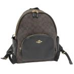COACH リュック バックパック シグネチャー PVC ブラウン ブラック 5671