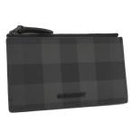 ショッピングBURBERRY BURBERRY ジップカードケース PVC ブラック
