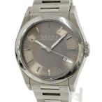 GUCCI 腕時計 ボーイズサイズ パンテオン クオーツ SS シャンパンゴールド文字盤 115.4