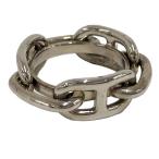 HERMESshe-n Dunk ru шарф кольцо металлизированный серебряный 