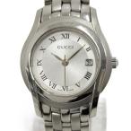 GUCCI 腕時計 SS クオーツ シルバー文字盤 5500L