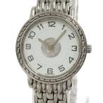 HERMES レディース腕時計 セリエ クオーツ ホワイト文字盤 SE4.210