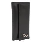 DOLCE&GABBANA 6連キーケース カーフスキン レザー ブラック
