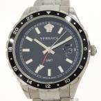VERSACE ヘレニウム 腕時計 SS クオーツ ブラック文字盤 V11