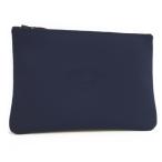 HERMEStu разрозненный Flat MM ручная сумочка нейлон темно-синий 