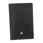 Montblanc футляр для карточек кожа черный 