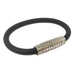 LOUIS VUITTON латунь re браслет металлизированный серебряный × черный M6630D