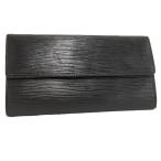 LOUIS VUITTON ポルトモネクレディ エピ ブラック M63572