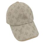 ショッピングVUITTON LOUIS VUITTON 帽子 ビーマイキャップ モノグラム キャンバス ベージュ系 M77541